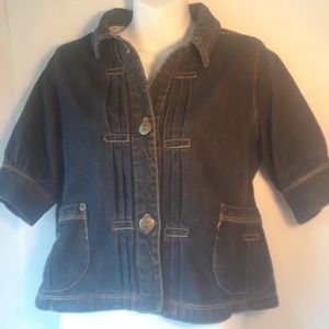 Route 66 Since 1926 Denim jacket, size M.